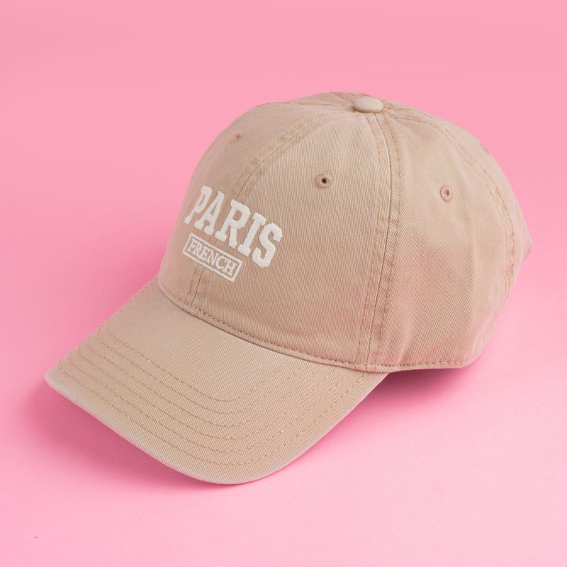 Gorra-de-Beisbol-Bordado-Paris-Serie-Miniso-Khaki-5-26719