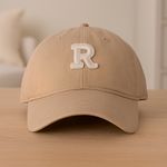 Gorra-de-Beisbol-Letra-R-Serie-Miniso-Azul-y-Beige-2-26720