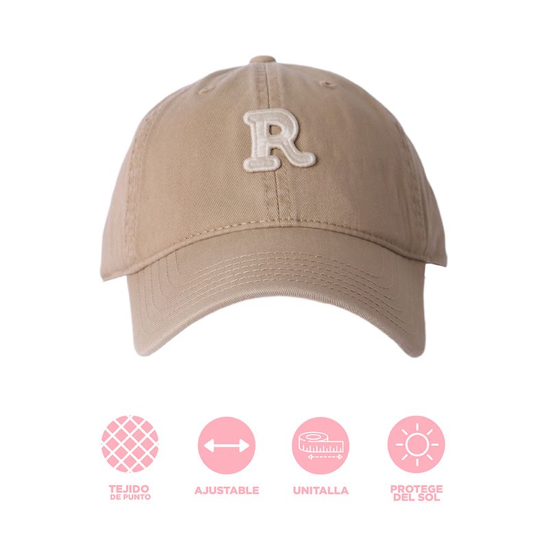 Gorra-de-Beisbol-Letra-R-Serie-Miniso-Azul-y-Beige-3-26720