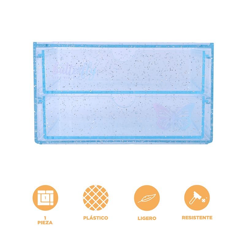 Organizador-Plastico-de-Maquillaje-2-Cajones-Serie-Live-Vividly-Azul-4-26650