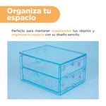 Organizador-Plastico-de-Maquillaje-2-Cajones-Serie-Live-Vividly-Azul-5-26650
