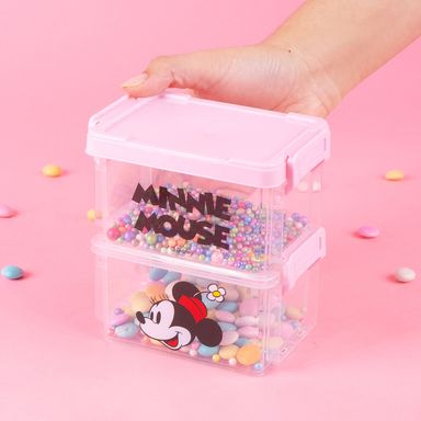 Organizador Plastico de Doble Capa Minnie Serie Disney Mickey Mouse
