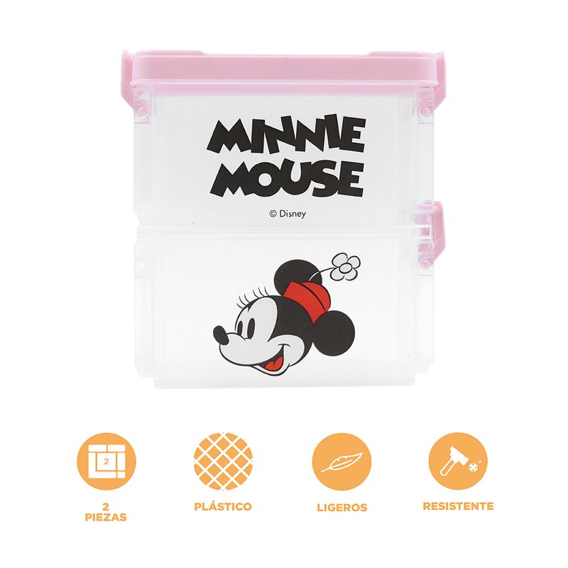 Organizador-Plastico-de-Doble-Capa-Minnie-Serie-Disney-Mickey-Mouse-3-26642