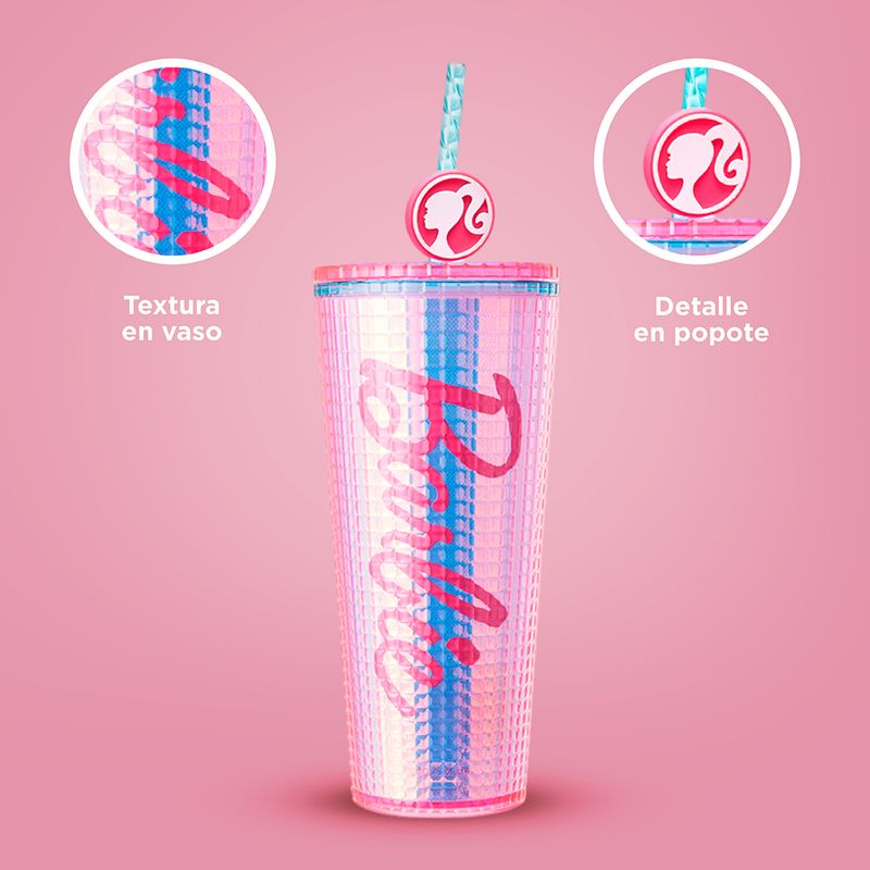 Vaso-Plastico-de-Doble-Pared-con-Pitillo-775-Ml-Serie-Barbie-6-26689