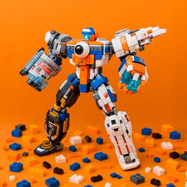 Bloques Nave Espacial 5 en 1 Serie Miniso