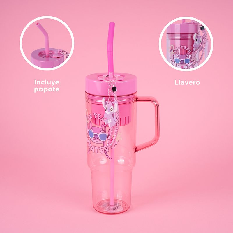 Vaso-Plastico-con-Pitillo-1250-Ml-Serie-Disney-Lilo-Stitch-Rosa-7-26727