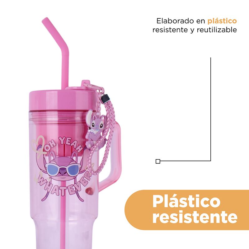 Vaso-Plastico-con-Pitillo-1250-Ml-Serie-Disney-Lilo-Stitch-Rosa-8-26727
