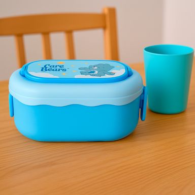 Contenedor de Doble Pared 1600 Ml Serie Care Bears Azul