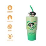 Vaso-de-Acero-Inoxidable-con-Pitillo-900-Ml-Serie-Las-Chicas-Super-Poderosas-Verde-3-26685