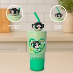 Vaso-de-Acero-Inoxidable-con-Pitillo-900-Ml-Serie-Las-Chicas-Super-Poderosas-Verde-5-26685