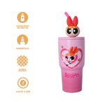 Vaso-de-Acero-Inoxidable-con-Pitillo-900-Ml-Serie-Las-Chicas-Super-Poderosas-Rosa-3-26686
