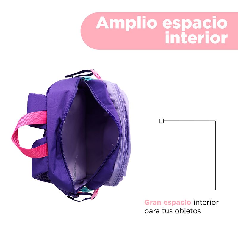 Maleta-Escolar-Serie-Snoopy-Colorful-Vintage-Morado-4-26750