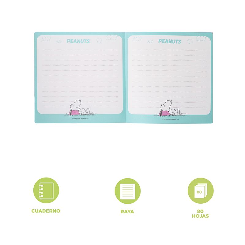 Cuaderno-B-80-Hojas-Serie-Snoopy-Colorful-Vintage-3-26786