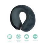 Almohada-para-Viaje-de-Espuma-Viscoelstica-Ajustable-para-el-Cuello-Serie-Miniso-Verde-Negruzco-3-26699