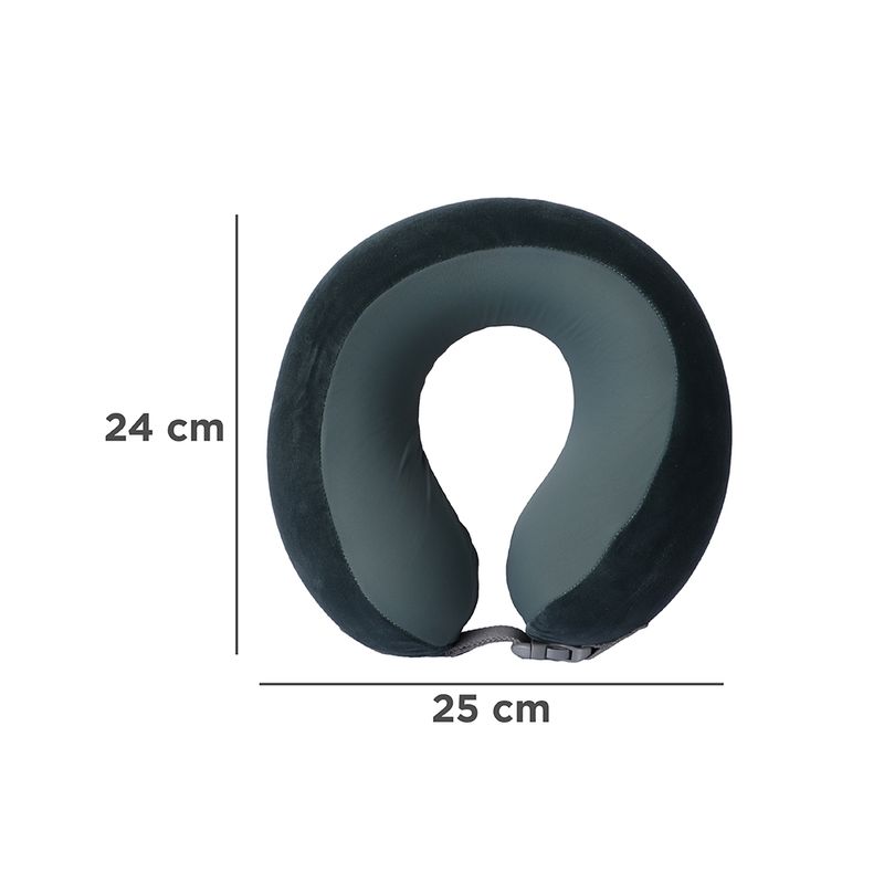 Almohada-para-Viaje-de-Espuma-Viscoelstica-Ajustable-para-el-Cuello-Serie-Miniso-Verde-Negruzco-6-26699