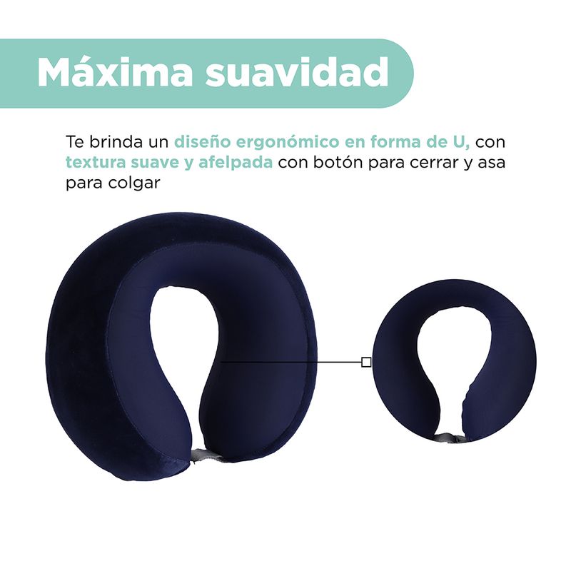 Almohada-para-Viaje-de-Espuma-Viscoelstica-Ajustable-para-el-Cuello-Serie-Miniso-Azul-Marino-4-26700