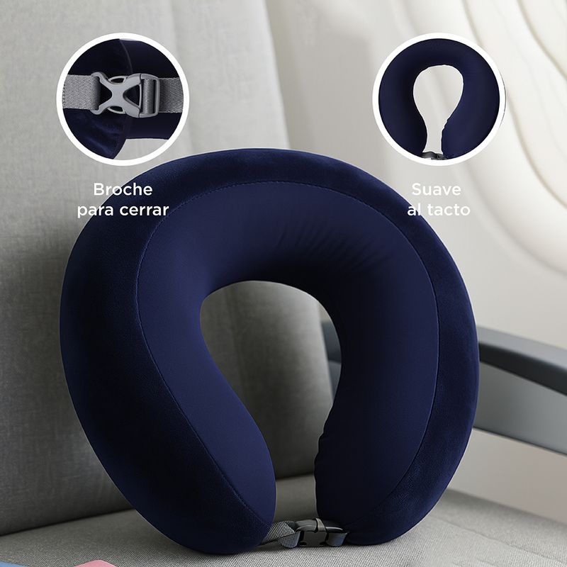 Almohada-para-Viaje-de-Espuma-Viscoelstica-Ajustable-para-el-Cuello-Serie-Miniso-Azul-Marino-5-26700