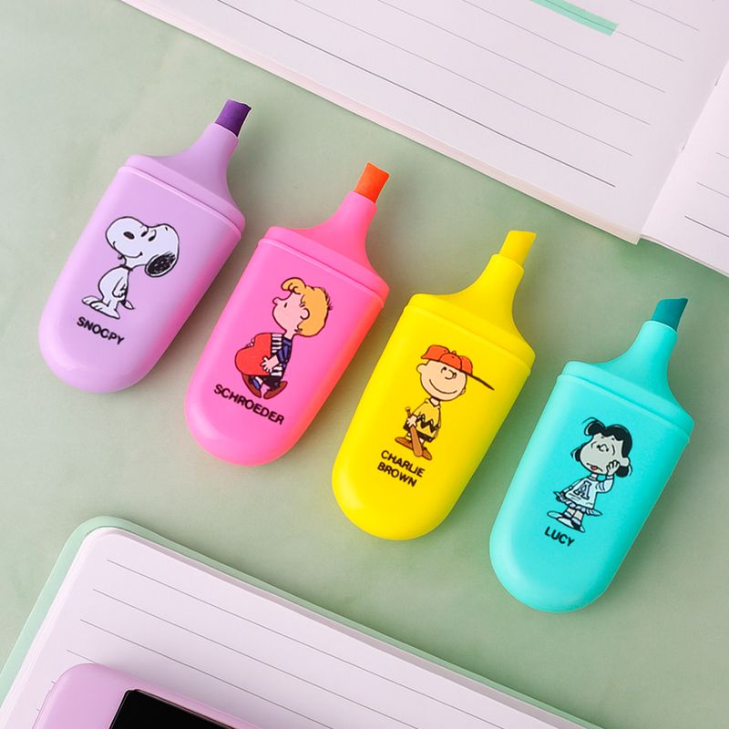 Set-de-Plumones-4-Piezas-Serie-Snoopy-Colorful-Vintage-2-26781