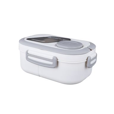 Contenedor para Alimentos de Doble Capa con Asa 1200 Ml Serie Miniso Blanco