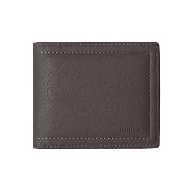 Billetera de Hombre Basica Serie Miniso Gris