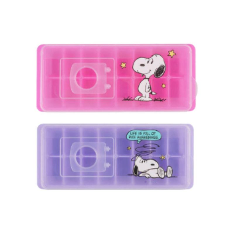 Molde-para-Cubos-de-Hielo-con-16-Compartimentos-Serie-Snoopy-Colorful-Vintage-2-Uds-1-26764