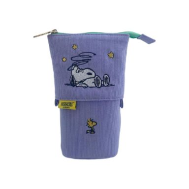 Cartuchera Expandible Serie Snoopy Colorful Vintage Morado