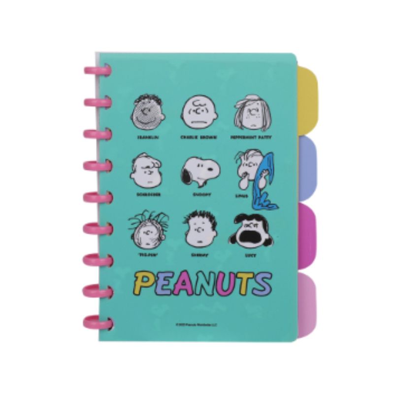 Cuaderno-A5-Argollado-80-Hojas-Serie-Snoopy-Colorful-Vintage-1-26783