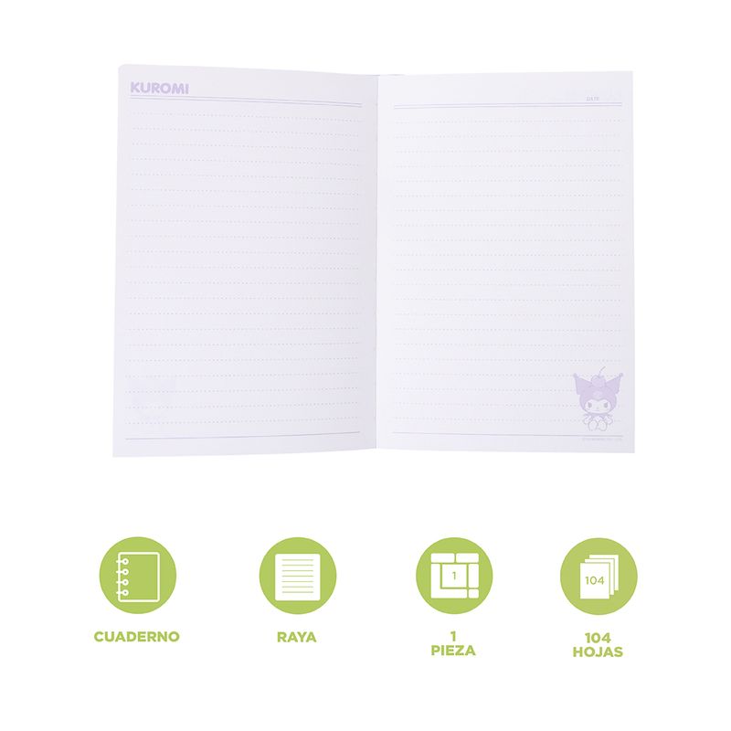 Agenda-A5-104-Hojas-Serie-Sanrio-Colorful-Summer-Kuromi-3-26818