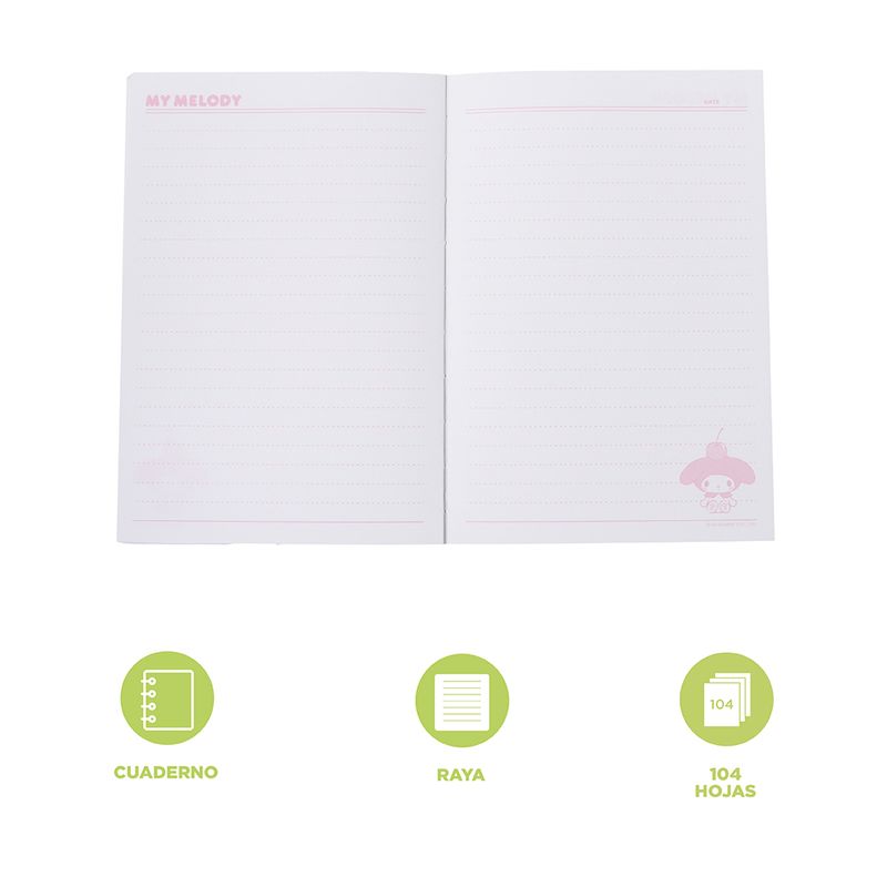 Agenda-A5-104-Hojas-Serie-Sanrio-Colorful-Summer-My-Melody-3-26819