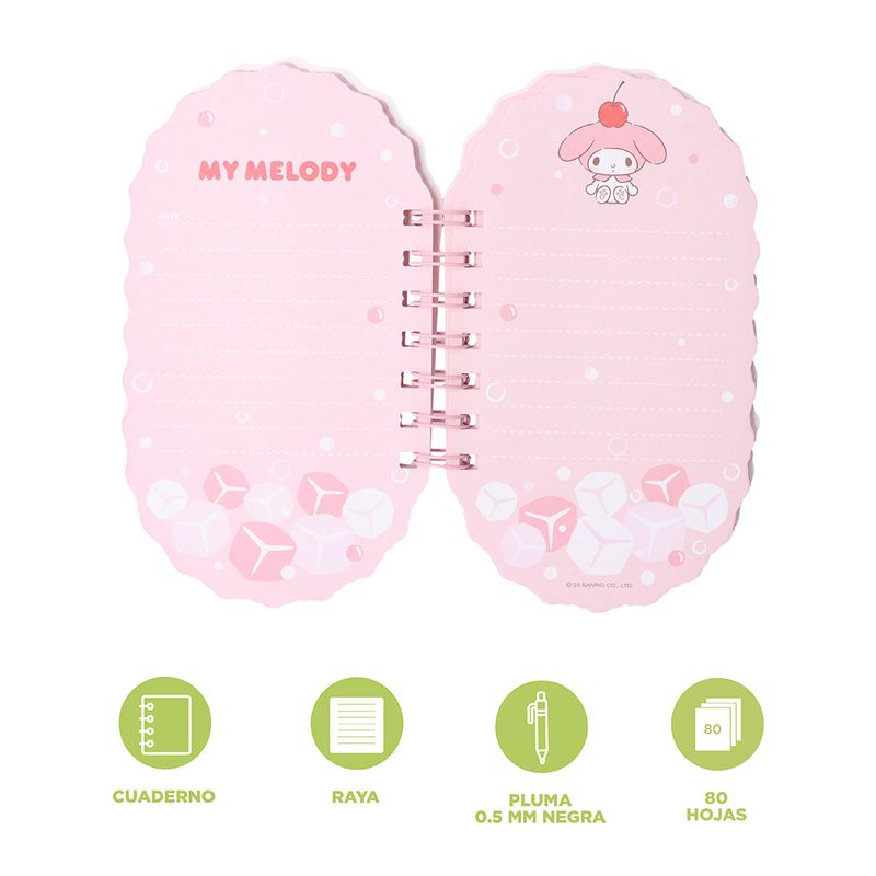 Agenda-Argollada-90-Hojas-Serie-Sanrio-Colorful-Summer-My-Melody-3-26812