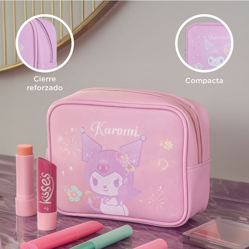Cosmetiquera-Serie-Kuromi-Flower-Language-Series-Rosa-5-26838
