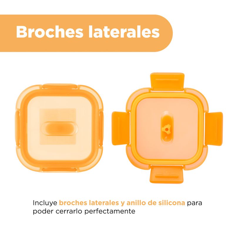 Contenedor-Cuadrado-para-Alimentos-320-Ml-Serie-Rainbow-Naranja-6-26883