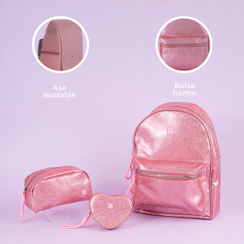 Maleta-de-Moda-Miniso-Serie-Moon-Stars-Color-Glitter-Rosa-6-26993