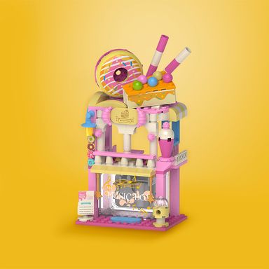Bloques de Construccion Tienda de Postres Serie Miniso