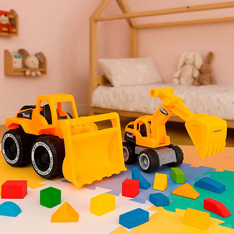 Set-Vehiculos-de-Construccion-Carretilla-Elevadora-y-Excavadora-Serie-Miniso-2-26903