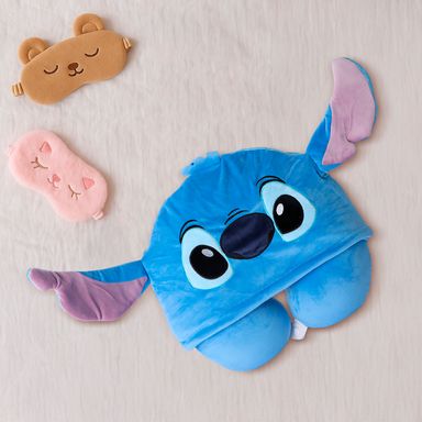 Almohada de Viaje con Capucha Serie Disney Lilo & Stitch