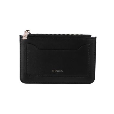 Monedero Basico Serie Miniso Color Negro