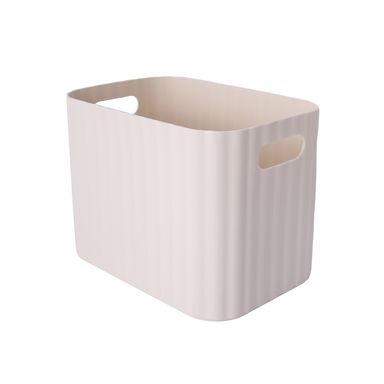 Organizador de Plastico Macaron con Asa Blanco