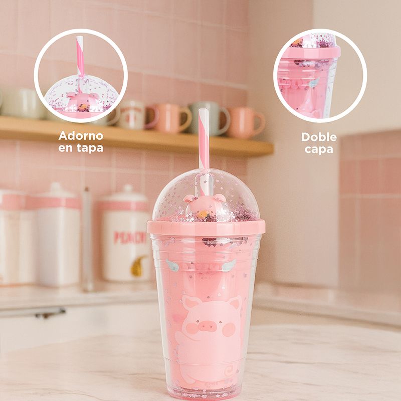 Vaso-de-Plastico-de-Pared-Doble-480-Ml-con-Popote-Serie-Lulu-The-Piggy-5-27061