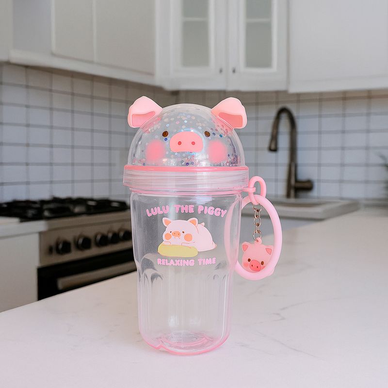 Vaso-de-Plastico-Botella-560-Ml-con-Correa-Serie-Lulu-The-Piggy-Rosa-Vaso-de-Plastico-Botella-560-Ml-con-Correa-Serie-Lulu-The-Piggy-Rosa-2-27062