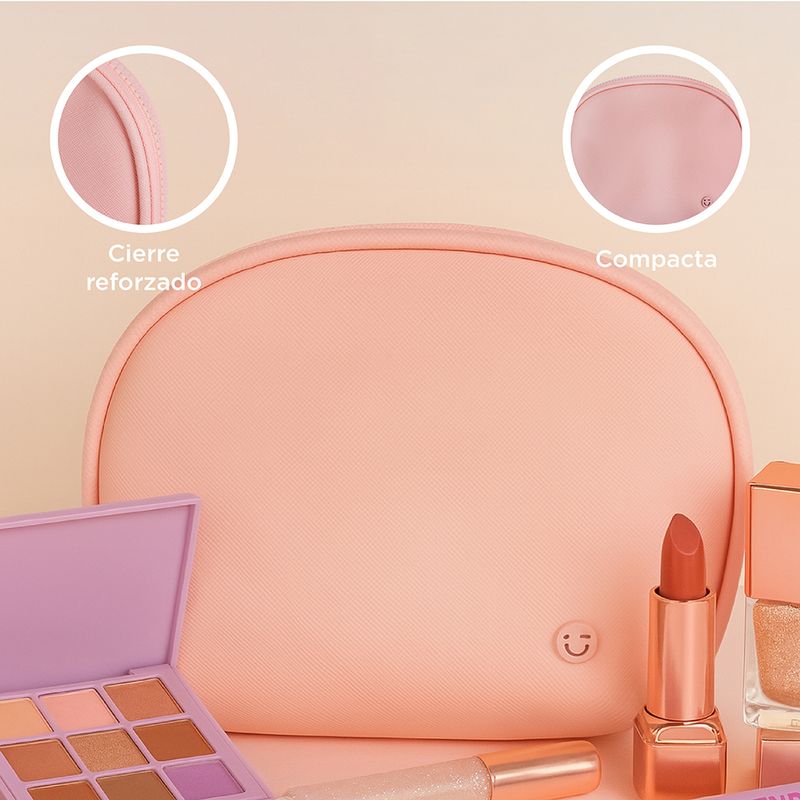 Cosmetiquera-Media-Luna-Basica-Lisa-Serie-Miniso-Rosa-Claro-5-27044