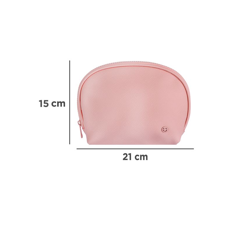Cosmetiquera-Media-Luna-Basica-Lisa-Serie-Miniso-Rosa-Claro-6-27044
