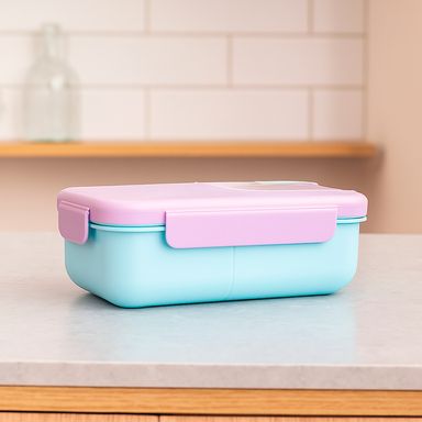 Contenedor para Alimentos 1100 Ml Serie Dreamy Morado y Azul