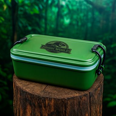 Contonedor de Alimentos 500 Ml Serie Jurassic World Verde