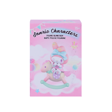 Adorno Sopresa de Personajes Serie Sanrio Childish Heart Wooden Horse