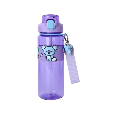 Botella 800 Ml con Correa y Funda Serie Bt21 Koya Morado
