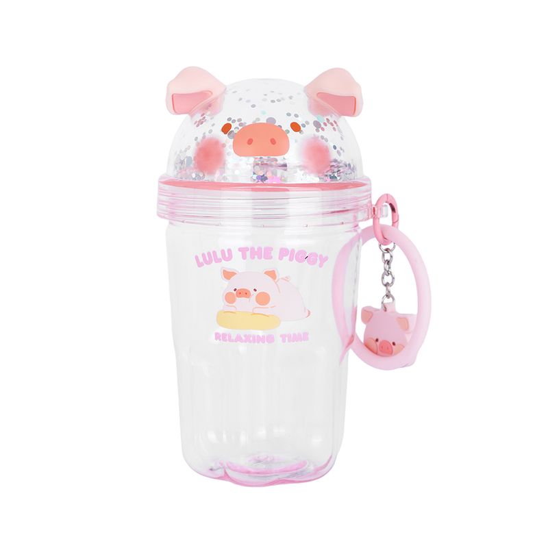 Vaso-de-Plastico-Botella-560-Ml-con-Correa-Serie-Lulu-The-Piggy-Rosa-Vaso-de-Plastico-Botella-560-Ml-con-Correa-Serie-Lulu-The-Piggy-Rosa-1-27062