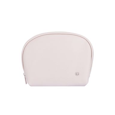 Cosmetiquera Media Luna Basica Lisa Serie Miniso Apricot