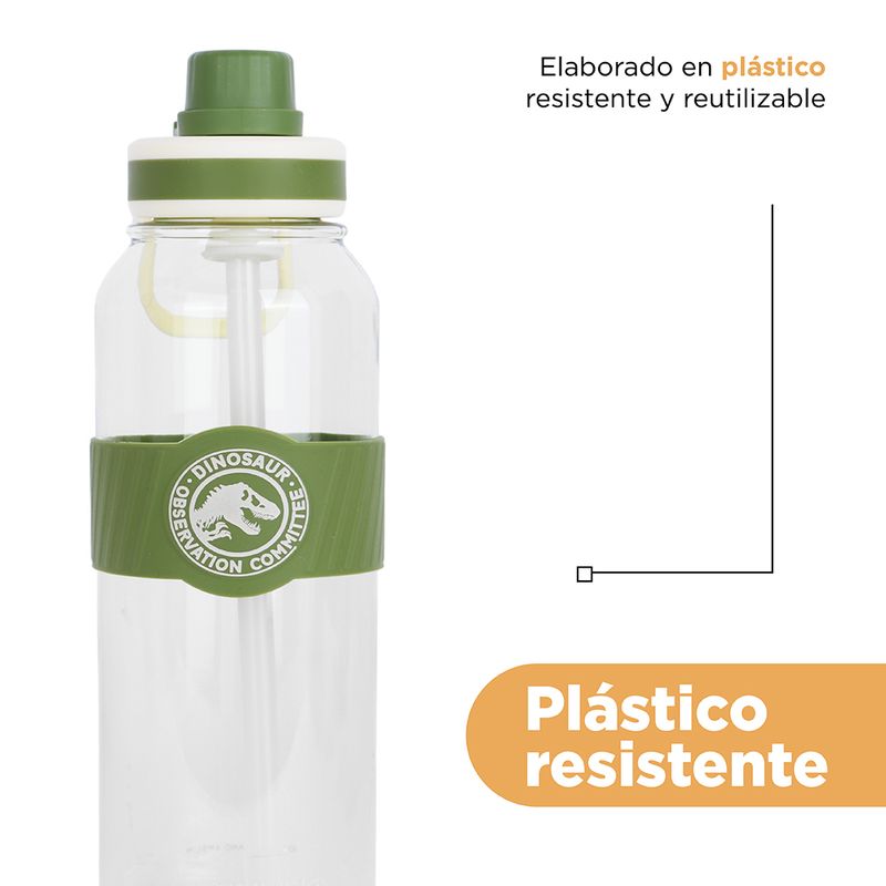 Botella-1000-Ml-con-Asa-y-Pitillo-Serie-Jurassic-World-Verde-6-27136