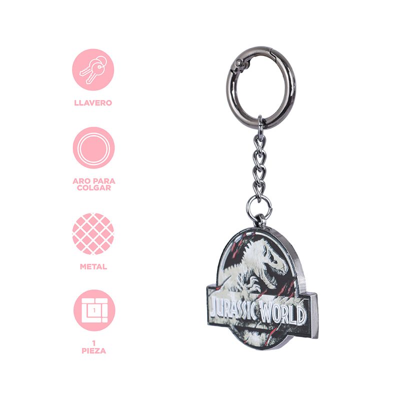Llavero-Logo-Serie-Jurassic-World-Plateado-3-27156